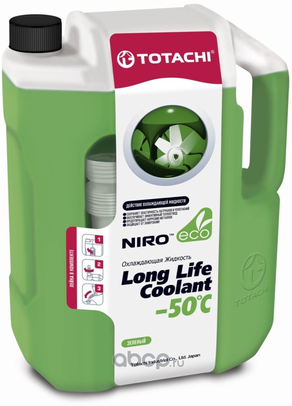 Охлаждающая жидкость  NIRO LLC  GREEN  -50 C   10л